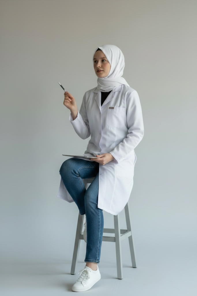 Scrub Hub Well mark collection/Women’s Lab Coat